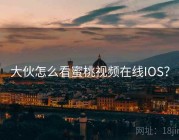 大伙怎么看蜜桃视频在线IOS？