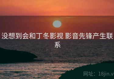 没想到会和丁冬影视 影音先锋产生联系
