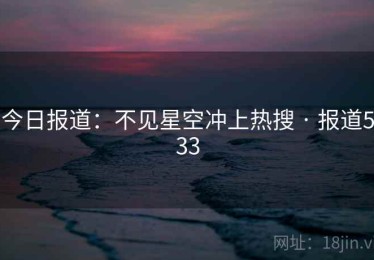 今日报道：不见星空冲上热搜 · 报道533