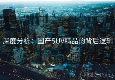 深度分析：国产SUV精品的背后逻辑